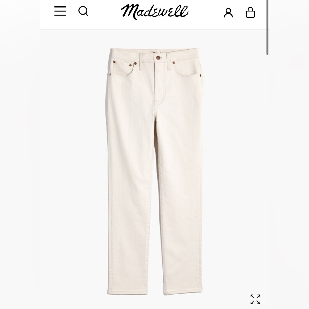 Madewell The Perfect Vintage Jean in Vintage Canvas sz 28